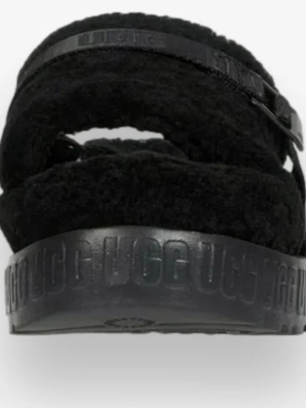 UGG Fluffita Slide Slippers Black Size 7 STYLE: 1113475-BLK - Picture 13 of 15